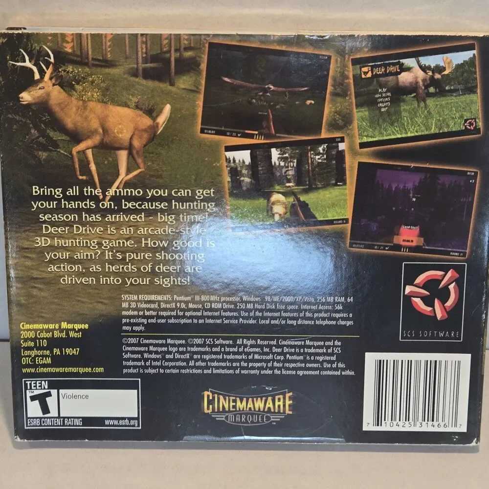 Deer Drive Pc Cd Rom Hunting Season Has Arrived SEALED
